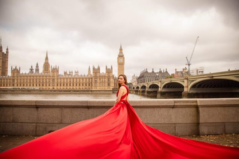 Flying dress professional photoshoot with pro photographer - What to Expect from the Final Photos and Delivery