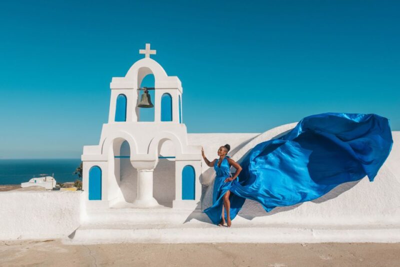 Flying Dress Santorini Photoshoot - Flexibility and Cancellation Policies