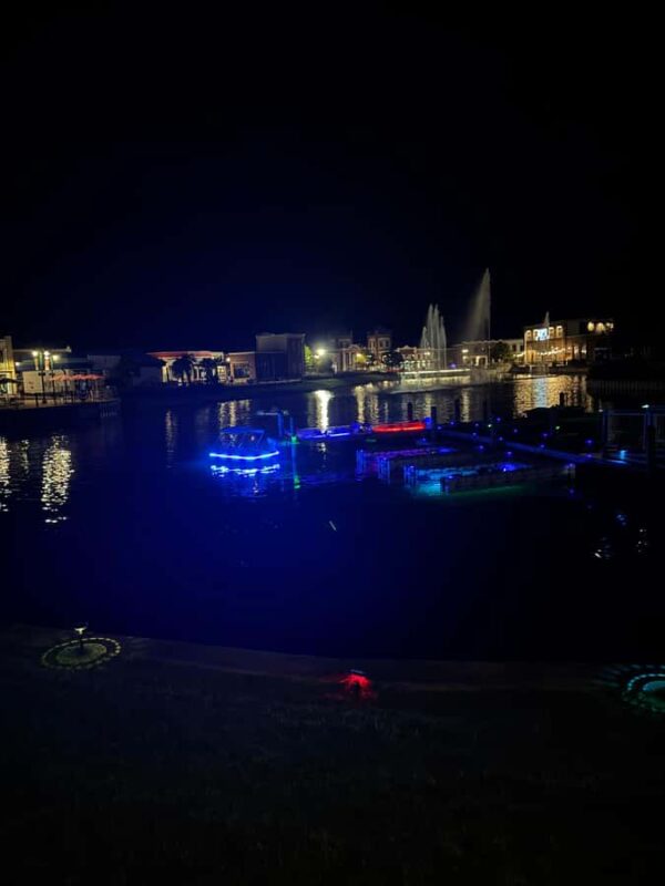 Foley: Glow-in-the-Dark Pedal Boat Experience at OWA - Discover the Magic of Nighttime Pedal Boating at Downtown OWA