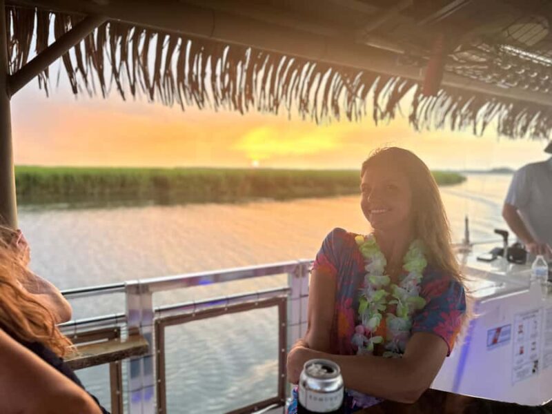 Folly Beach: Tiki Boat Cruise with BYOB Option - What the 2-Hour Tiki Boat Tour Feels Like