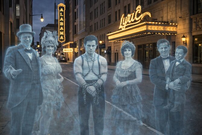 Footlights & Felonies: A Walking Tour of Vaudeville, Film & Crime - Gaze Up at the Empire Building and Harry the Human Fly