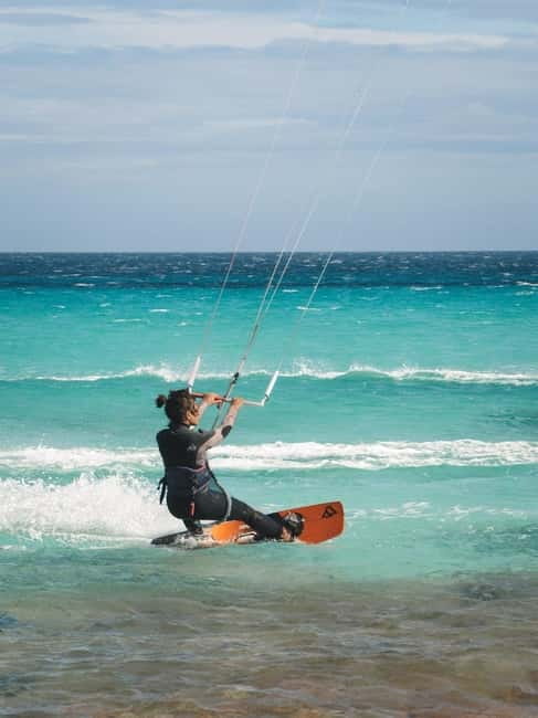 Formentera Kitesurfing equipment rental - Exact Spot at Illetas Beach and Meeting Point Details