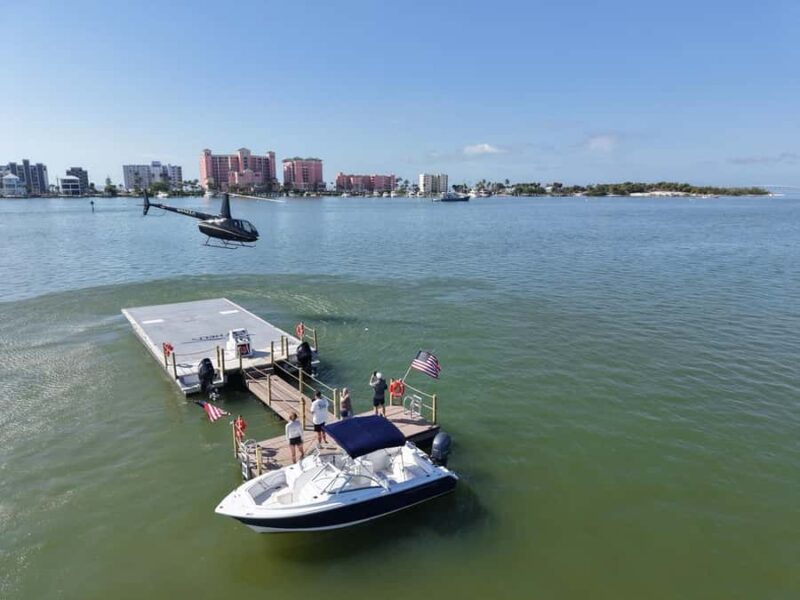 Fort Myers: Helicopter Beach Flight with Boat Ride - The Boat Ride to the Offshore Barge