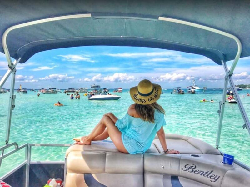Fort Walton Beach: Crab Island Pontoon Boat Rental - Explore Crab Island and the Emerald Coast with a Private Pontoon Rental
