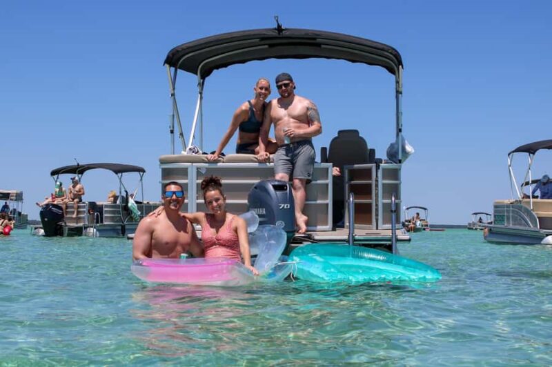 Fort Walton Beach: Crab Island Pontoon Boat Rental - Practicalities: Parking, Safety, and Requirements