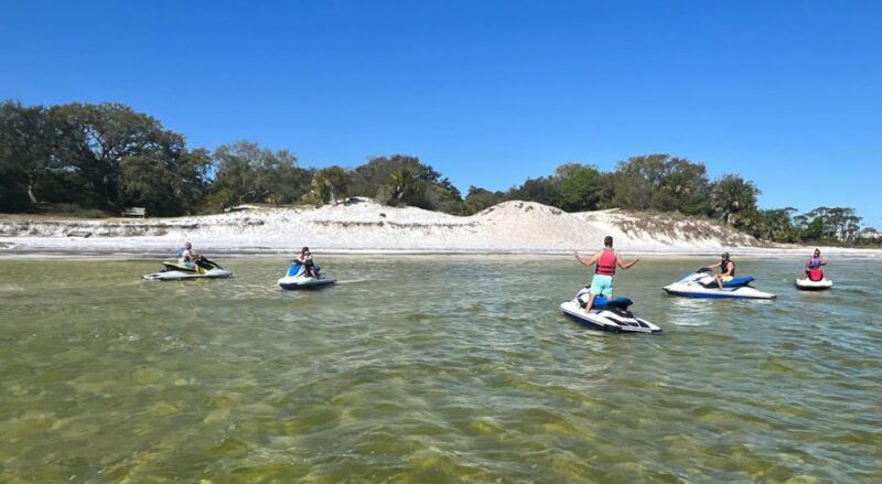 Fort Walton Beach: Explore Private Islands on Jet Skis - Visiting Destin’s Crab Island on a Jet Ski