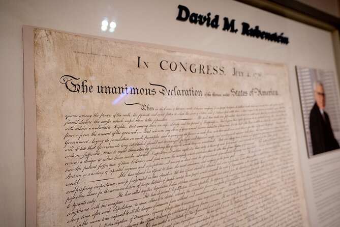 Founding Fathers: Archives & Portrait Gallery Small-Group Tour - Explore the Founding Fathers with VIP Access and Expert Guidance