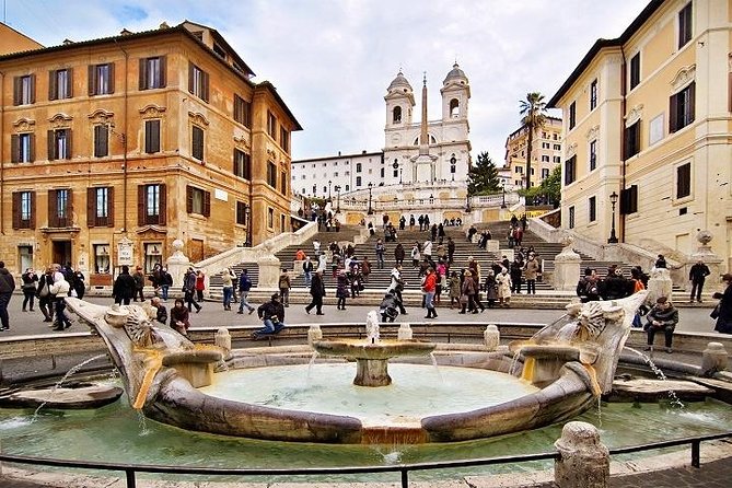Fountains and Squares of Rome 2-Hour Walking Tour Semi - Private - Spanish Steps and Royal Connections