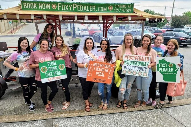 Foxy Pedaler Sturgeon Bay Private Bike Tour - Key Points