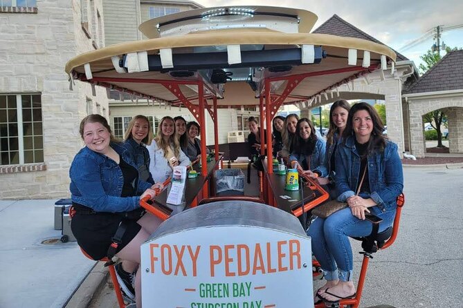 Foxy Pedaler Sturgeon Bay Private Bike Tour - What Makes the Foxy Pedaler Party Bike Unique