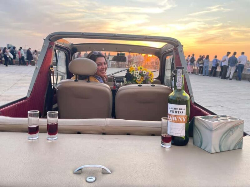 Foz, Porto, Gaia, and the Douro in a convertible Vintage Car - Crossing to Gaia and Visiting Famosas Wine Cellars