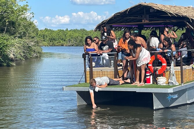 Freaky Tiki Boat Bayou Tour -7 miles from quarter w/ Bathrooms - The Pedal Bar Boat: How It Works and What to Expect