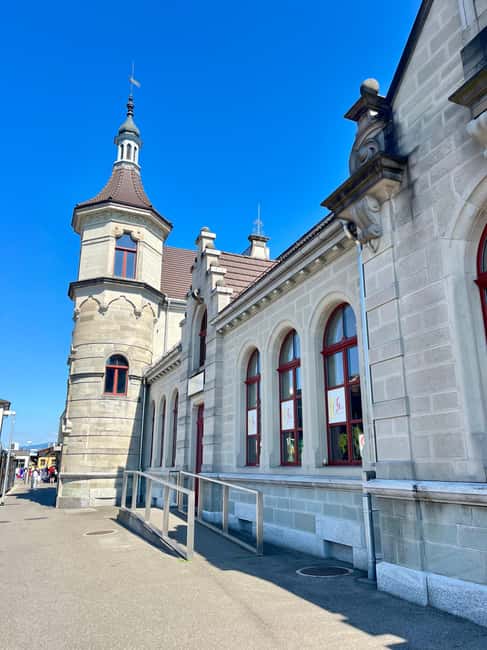 FREE PHOTO near Zurich Rapperswil: Castle, Rose Old Town - Walking Through the Fortified Rapperswil Castle