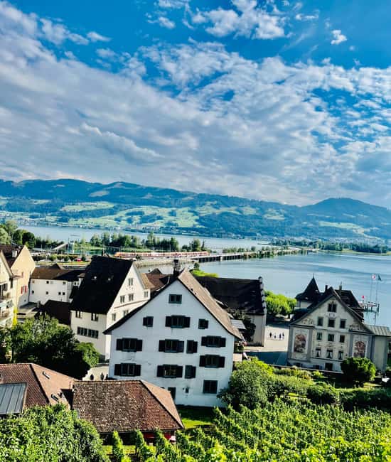 FREE PHOTO near Zurich Rapperswil: Castle, Rose Old Town - The Blooming Beauty of the Rose Garden