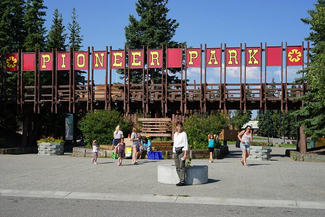 Free Pick up - Fall Alaskan Husky Dog Sledding Cart/ATV Ride - Landmark Stops: Santa Claus House and Pioneer Park