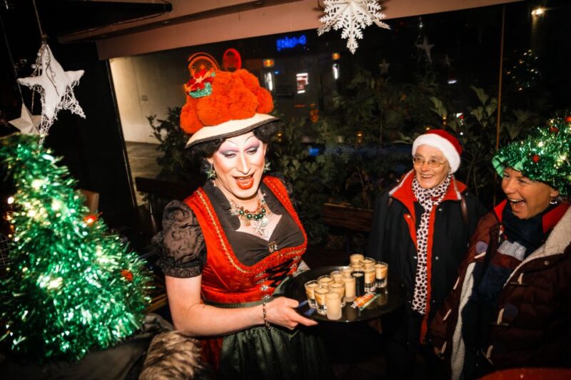 Freiburg: Christmas Drag Show Walk with Betty BBQ - Key Points