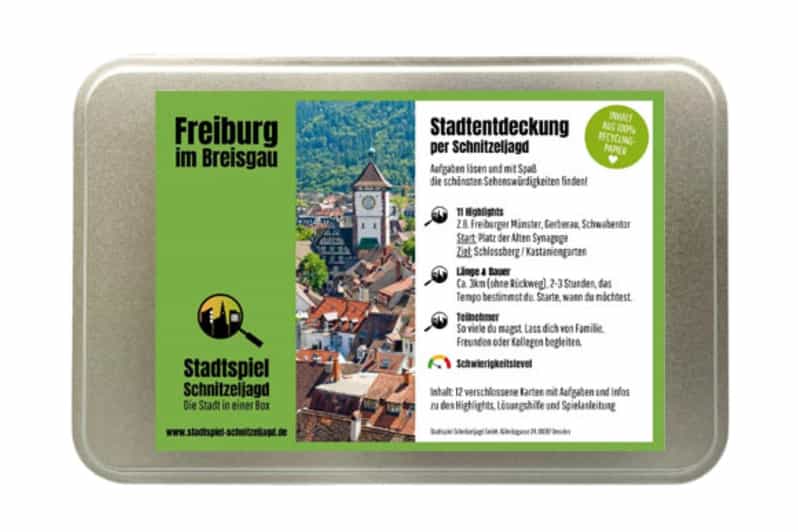 Freiburg im Breisgau: Scavenger Hunt Self-Guided Tour - Key Points