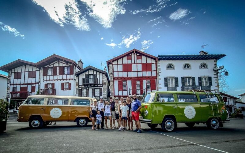 French Basque Country Private Day Tour in an 70's VW Combi - Authentic Coffee Break at a Local Bakery