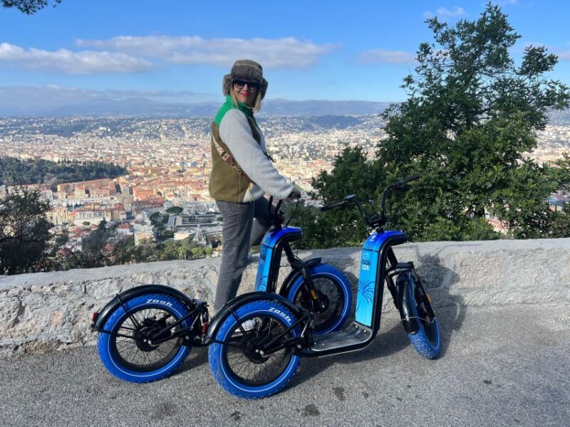French Riviera : Guided Visit on a E-Scooter - The Ride Through Mont Boron and the Fort Alban