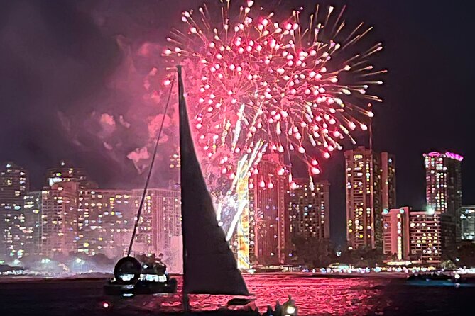 Friday Night Waikiki Fireworks Cruise - Scenic Views Along Waikiki Coastline