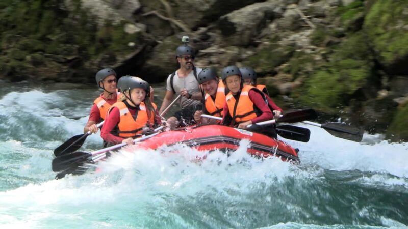 From abljak: Rafting in Durmitor National Park (14km) - Rafting Route Along the Tara Canyon