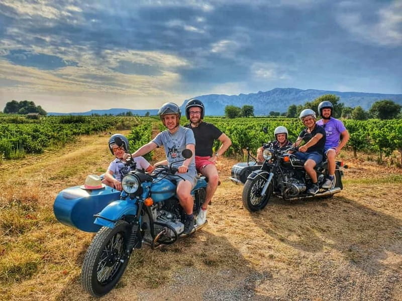 From Aix-en-Provence: 2-Hour Wine & Scenery Sidecar Tour - Wine Tasting at a Local Provençal Vineyard