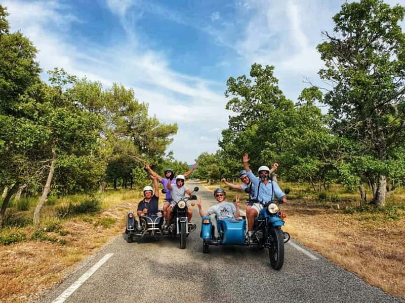 From Aix-en-Provence: 2-Hour Wine & Scenery Sidecar Tour - Convenient Pick-Up and Drop-Off Locations in Aix-en-Provence