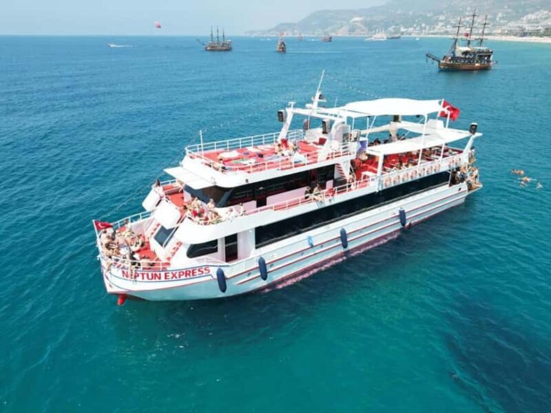 From Alanya: Boat Tour with Unlimited Soft Drinks and Lunch - Inside the Boat: Comfort and Amenities