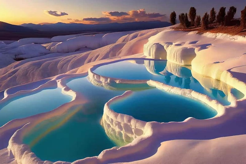 From Alanya: Pamukkale and Salda Lake Day Trip with Dinner - Exploring Pamukkale’s Famous White Travertine Terraces