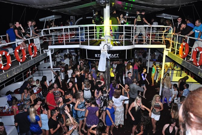 From Alanya & Side: Transfer to the Night Disco Boat Tour - The Scenic Cruise Along the Turkish Riviera and Alanya Castle