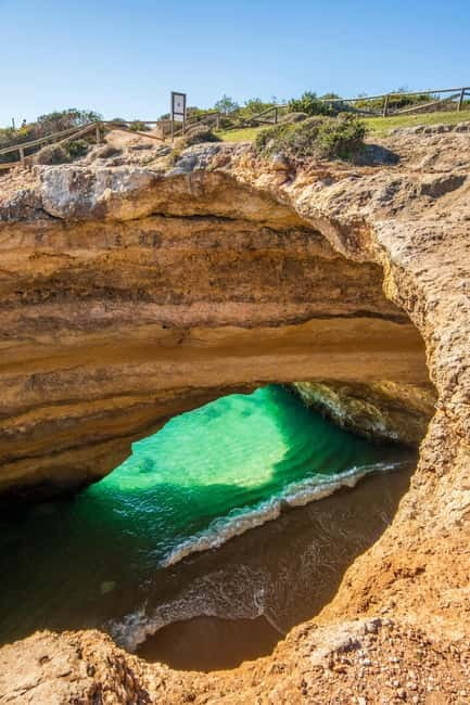 From Albufeira: 7 Hanging Valleys Guided Hike with pick up - Visiting the Impressive Praia da Marinha