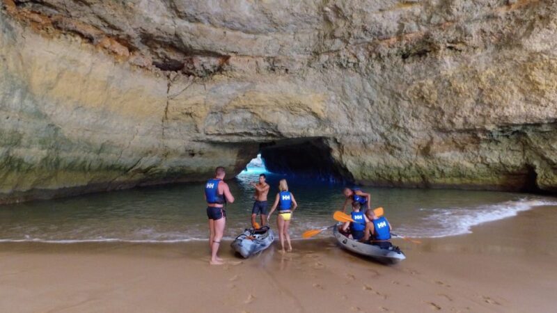 From Albufeira: Benagil Hidden Caves Tour by Kayak - Booking Flexibility and Cancellation Policy