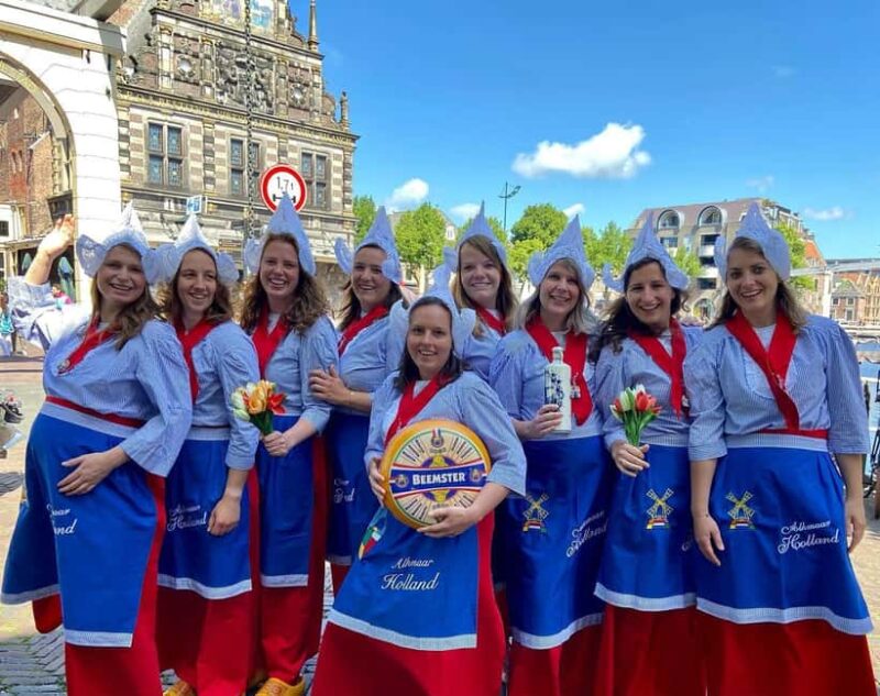 From Amsterdam; Alkmaar Cheese market & Zaanse Schans - Exploring Zaanse Schans Windmill Village