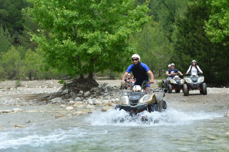 From Antalya: Fully Combo Zipline, Quad Safari,Rafting,Lunch - Discover the Adventure at Köprülü Canyon with a Full Combo Tour