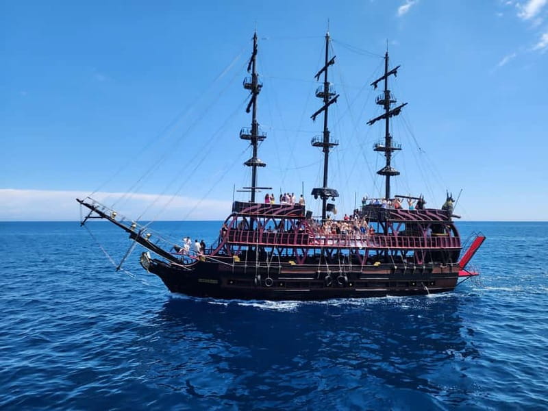 From Antalya: Kemer Pirate Party Boat Trip w/Lunch & Pickup - Exciting Pirate Adventure with Lunch and Entertainment in Antalya