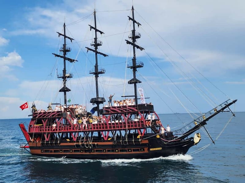 From Antalya: Kemer Pirate Party Boat Trip w/Lunch & Pickup - Beverages and Tips for a Comfortable Day