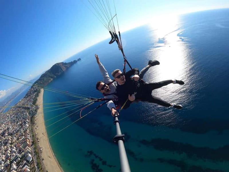 From Antalya: Paragliding Experience w/ Opt. Human Slingshot - Paragliding with Expert Guides in Antalya Province