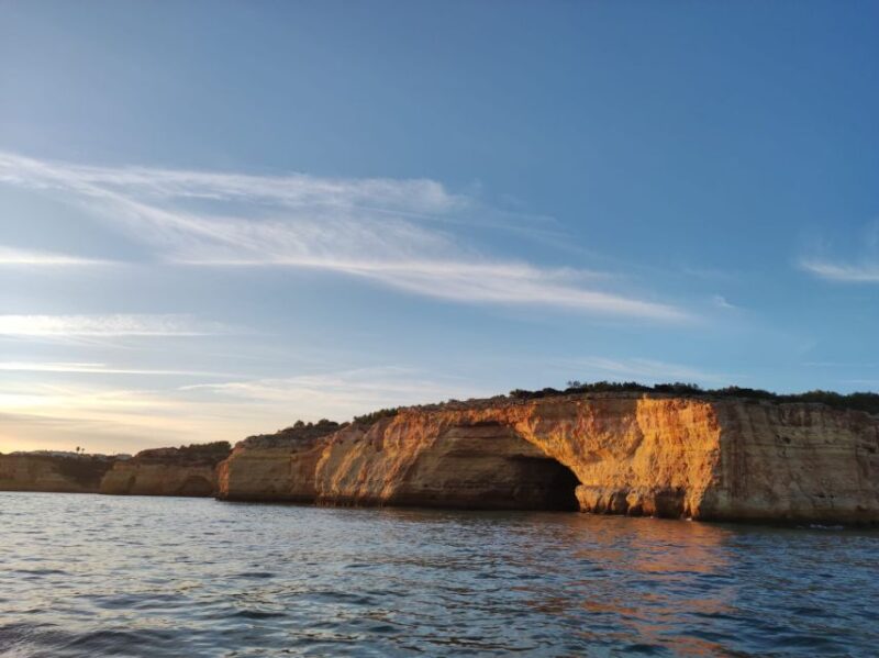 From Armação de Pêra: Sunset Benagil Caves Boat Tour - Guides and Safety Measures on the Tour