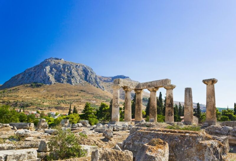 From Athens: Ancient Corinth Day Trip with Canal & VR Guide - Pickup and Transportation from Athens to the Peloponnese
