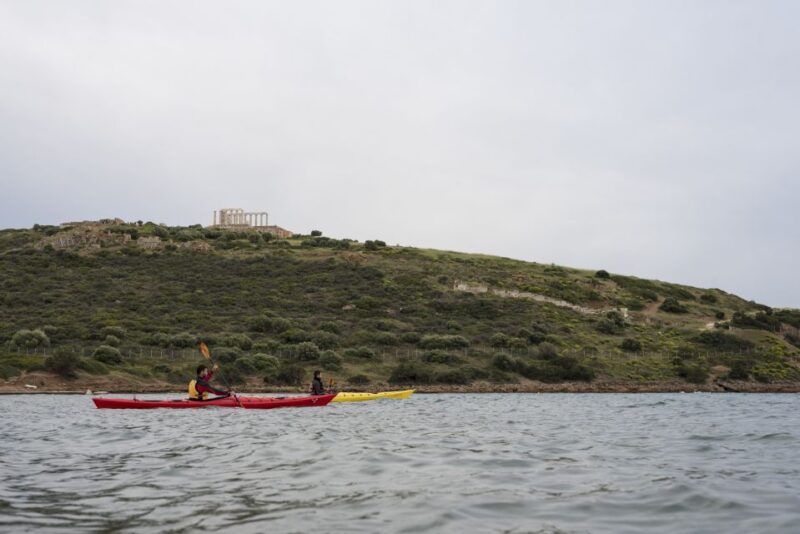 From Athens: Cape Sounion Guided Kayaking Tour with Lunch - Visiting the Temple of Poseidon