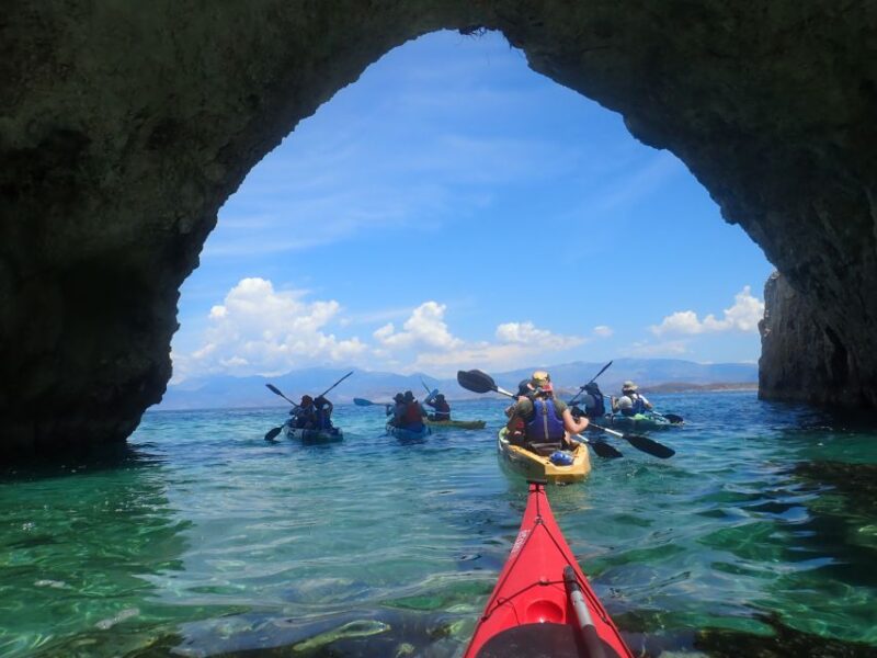 From Athens: Corinthian Gulf Guided Sea Kayaking Tour - Exploring the "Seal Cave" and Rock Formations