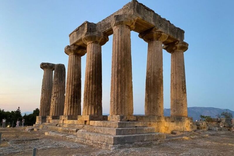 From Athens: Half-Day Ancient Corinth Evening Private Tour - Visiting the Temple of Apollo at Corinth