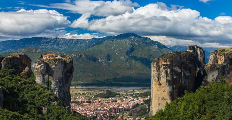 From Athens: Meteora Train Trip with Overnight Stay - Departure from Athens and Train Journey to Meteora