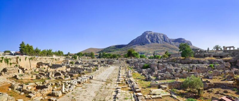 From Athens: Private Anc. Corinth, Temple of Hera, Blue Lake - Enjoying the Scenic Isthmus Canal