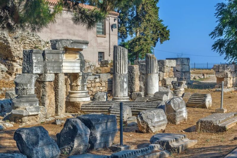 From Athens: Private Anc. Corinth, Temple of Hera, Blue Lake - The Optional Cliff-Jumping Experience