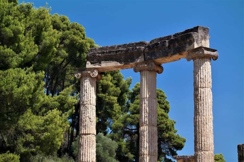 From Athens: Private Tour Olympia Wine and Olive Oil Tasting - Exploring the Archaeological Site of Olympia