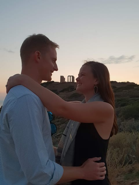 From Athens: Temple of Poseidon Private Couples Trip - Sunset Spectacle at the Temple of Poseidon
