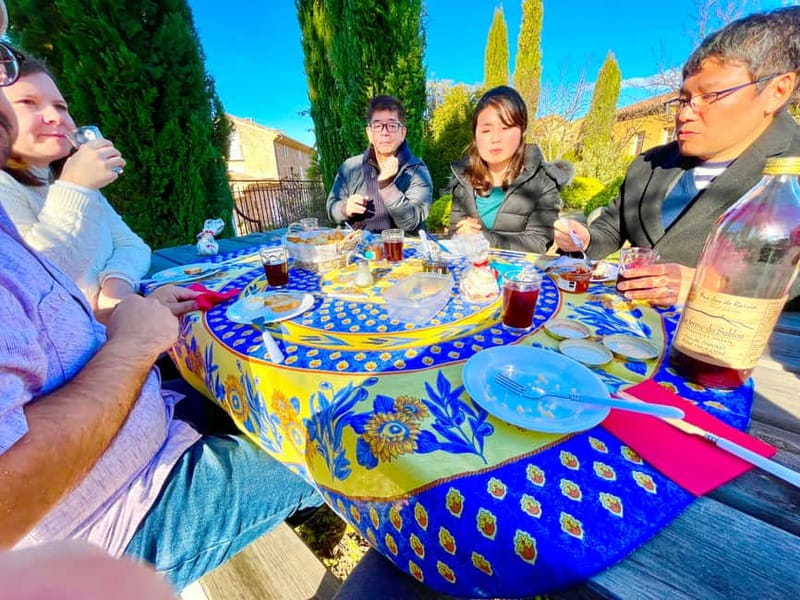 From Avignon: Wine Tour in 3 places inc. Châteauneuf du Pape - Enjoying a Local Picnic in the Vineyard