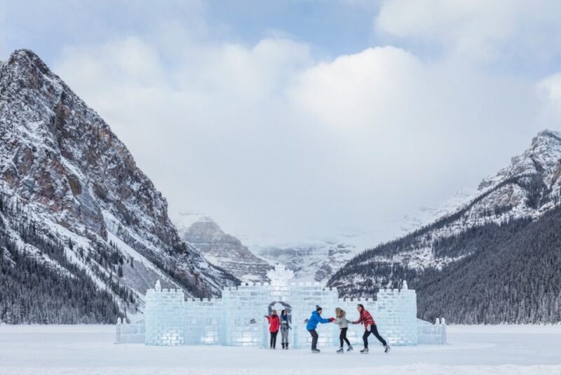 From Banff: Winter Wonderland; Lake Louise & Johnston Canyon - Suitable for Travelers Over 12 Years Old and Active Visitors
