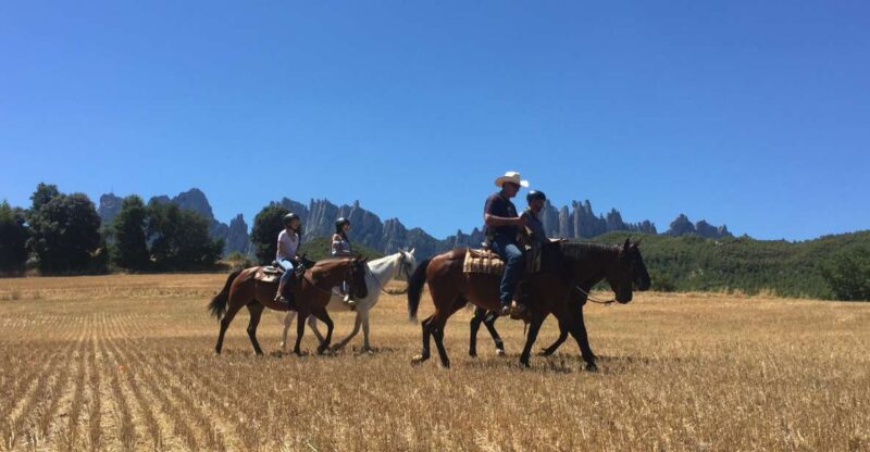 From Barcelona: Horseback Tour in Montserrat National Park - Exploring Montserrat Monastery and the Local Food Market